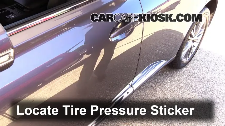 2014 Lexus RX350 3.5L V6 Tires & Wheels Check Tire Pressure
